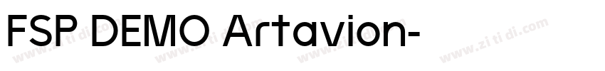 FSP DEMO Artavion字体转换 FSP DEMO Artavion字体转换